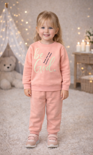 Mädchen Winter-Schlafanzug-Set gefüttert 3137 - Rosa