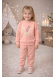 Mädchen Winter-Schlafanzug-Set gefüttert 3137 - Rosa