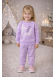 Mädchen Winter-Schlafanzug-Set gefüttert 3137 - Lavendel