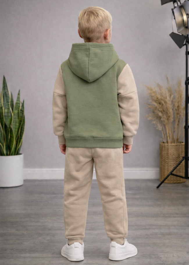 03124 بجامة صبياني كم الوان - عفني