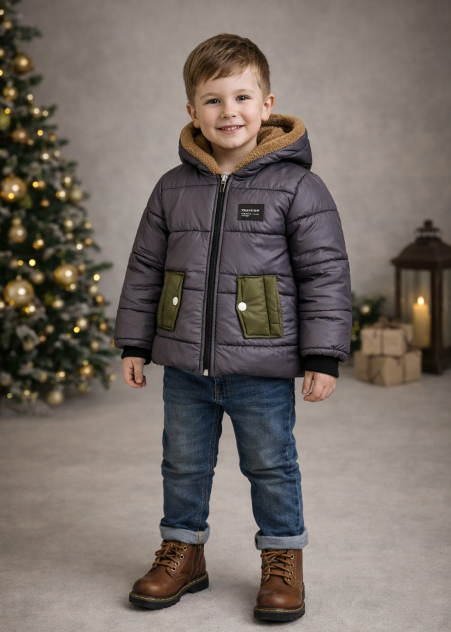 5004 جاكيت نفخ - Grau