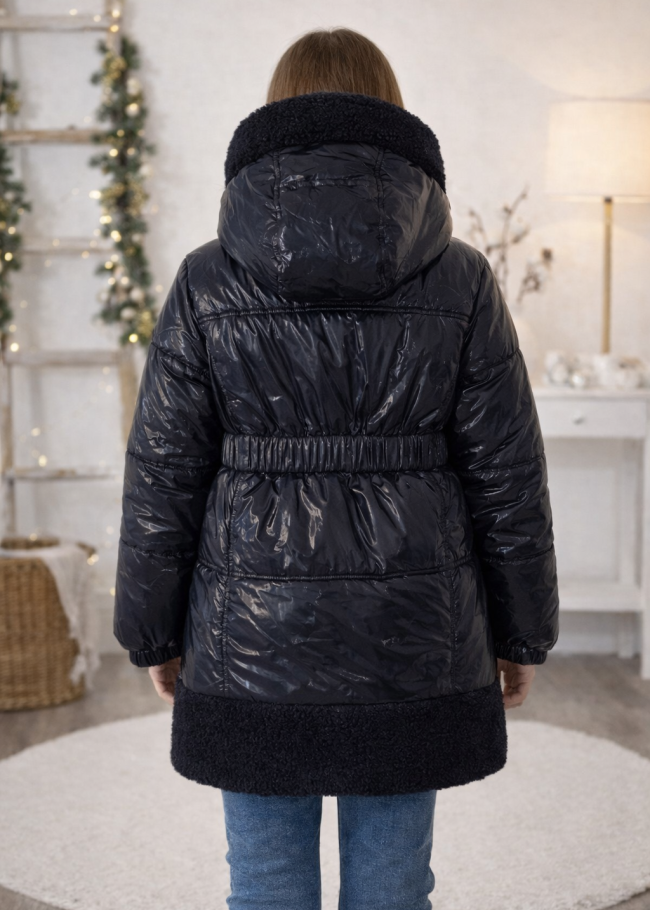 5008 جاكيت بناتي - كحلي