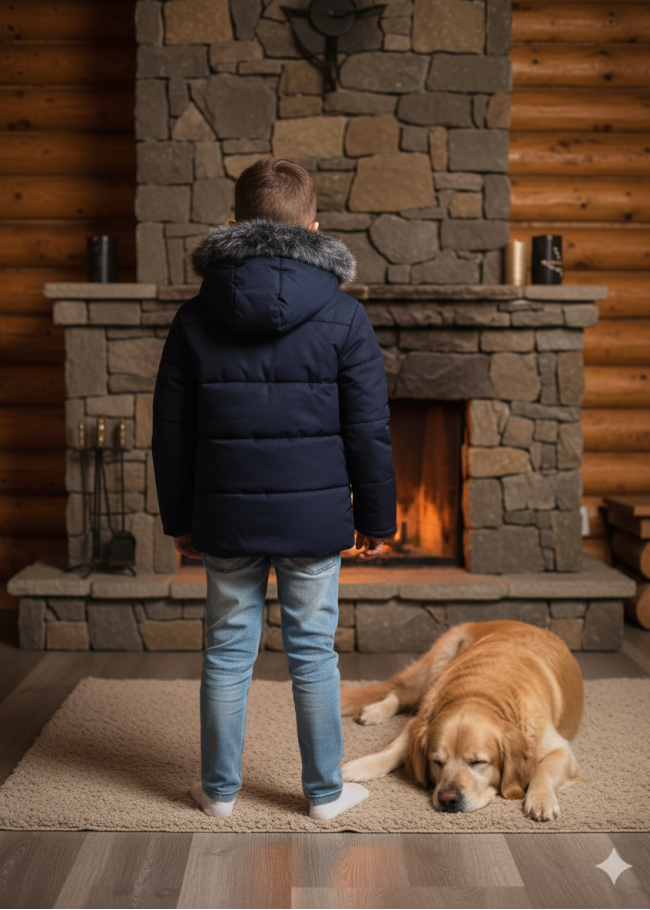 5107 جاكيت ولادي - كحلي