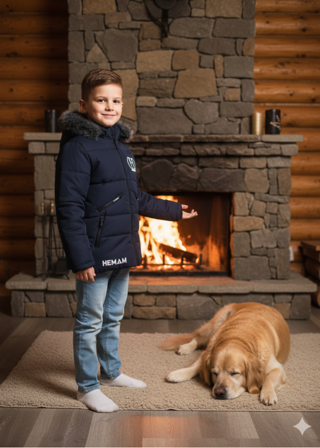 5107 جاكيت ولادي - كحلي