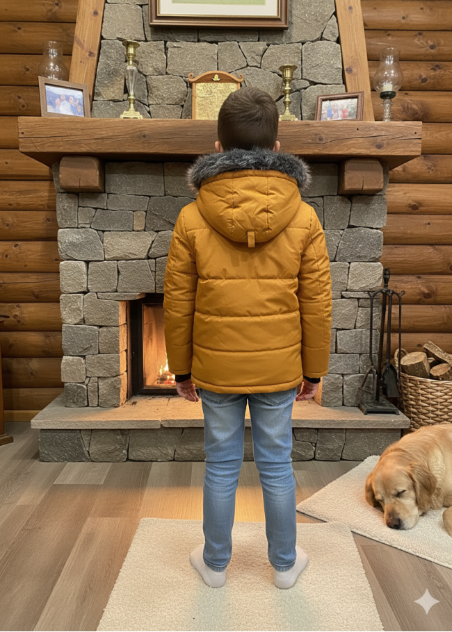 5107 جاكيت ولادي - اصفر