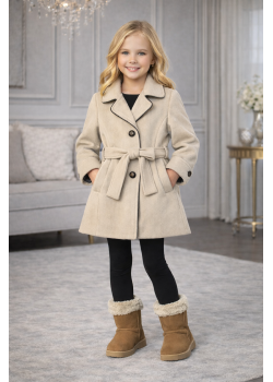 ترانشكوت جوخ بناتي 5109  - كريم