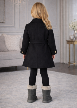 ترانشكوت جوخ بناتي 5109  - اسود