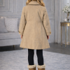 5109 جاكيت جوخ بناتي  - Beige