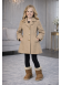 Mädchen-Trenchcoat aus Wollstoff 5109  - Beige