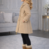 5109 جاكيت جوخ بناتي  - Beige
