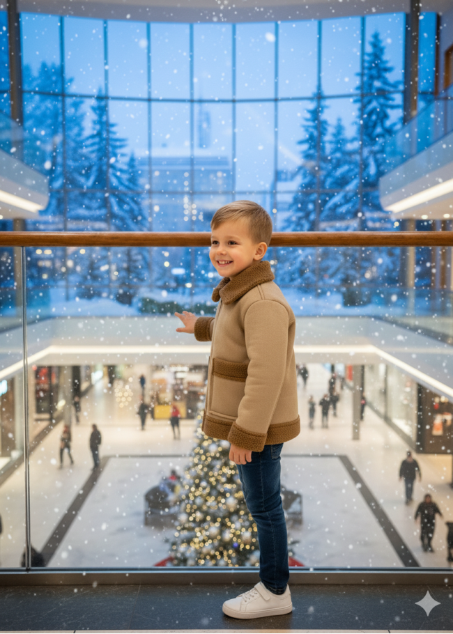 5117 جاكيت جلد الغزال  - بيج