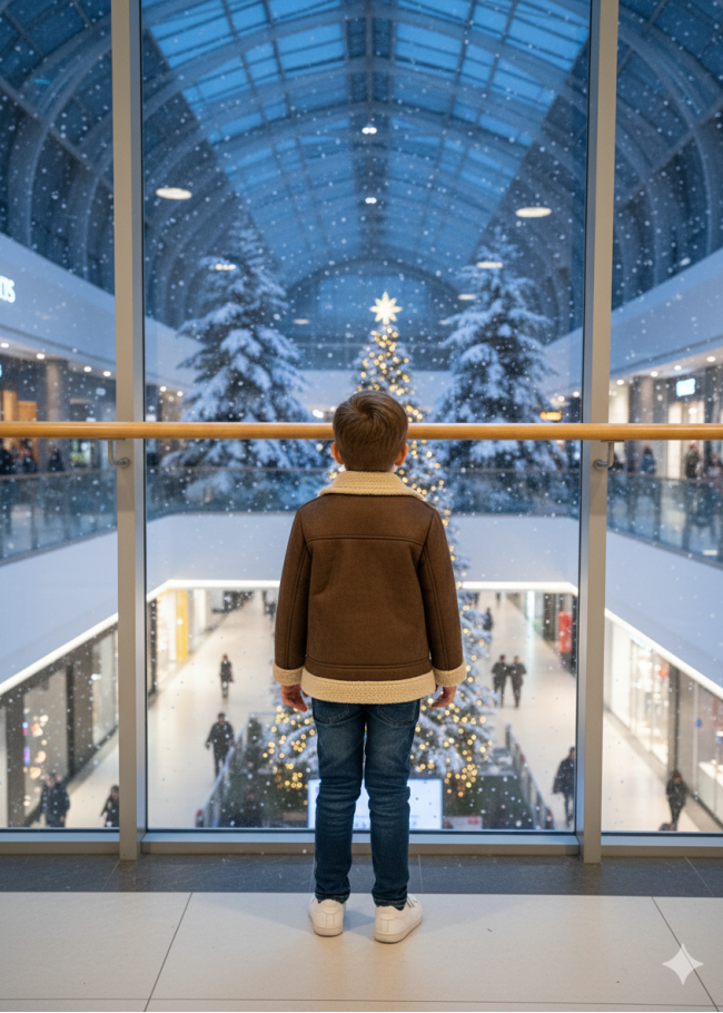 5117 جاكيت جلد الغزال  - بني