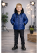 Boys' Fur-Lined Jacket with Hood 5124  - blue