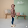 5130 جاكيت نفخ مزهر  - بني