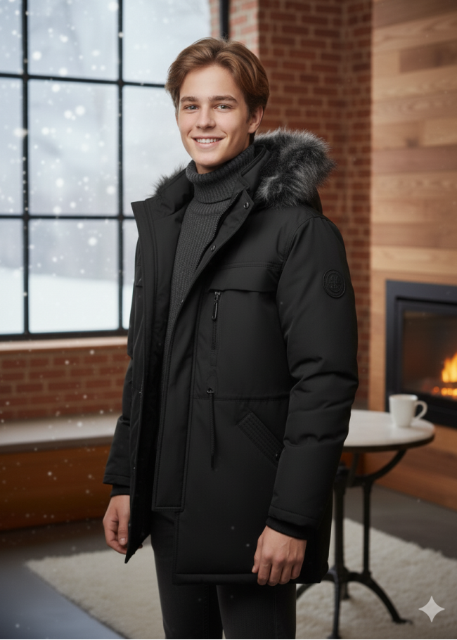 5140 جاكيت برشوت - اسود