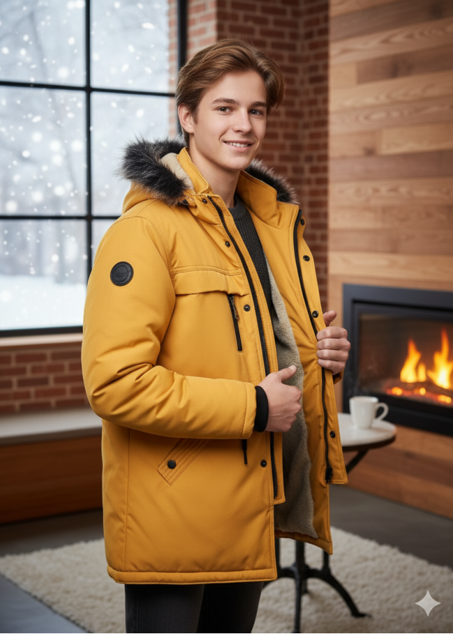 5140 جاكيت برشوت - اصفر