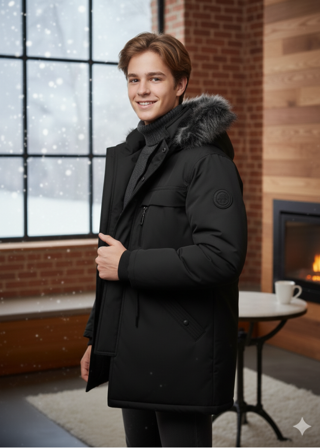 5140 جاكيت برشوت - اسود