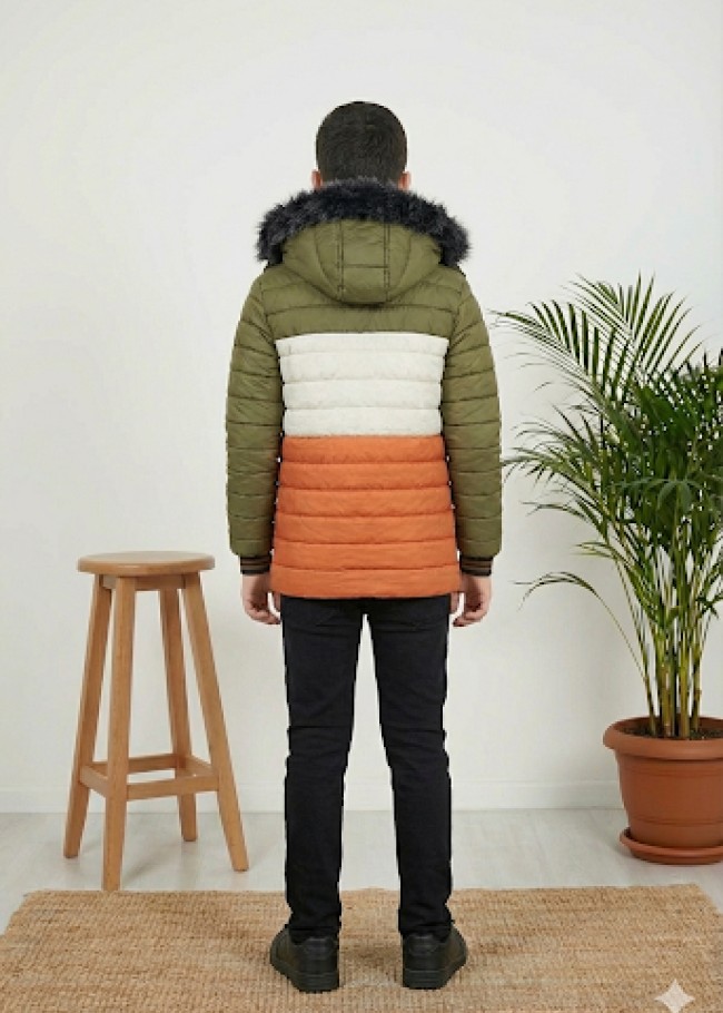 5147 جاكيت ولادي - برتقالي