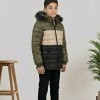 5147 جاكيت ولادي - أخضر غامق