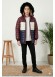 Winterjacke für Jungen mit Fellfutter 5147 - Bordeaux
