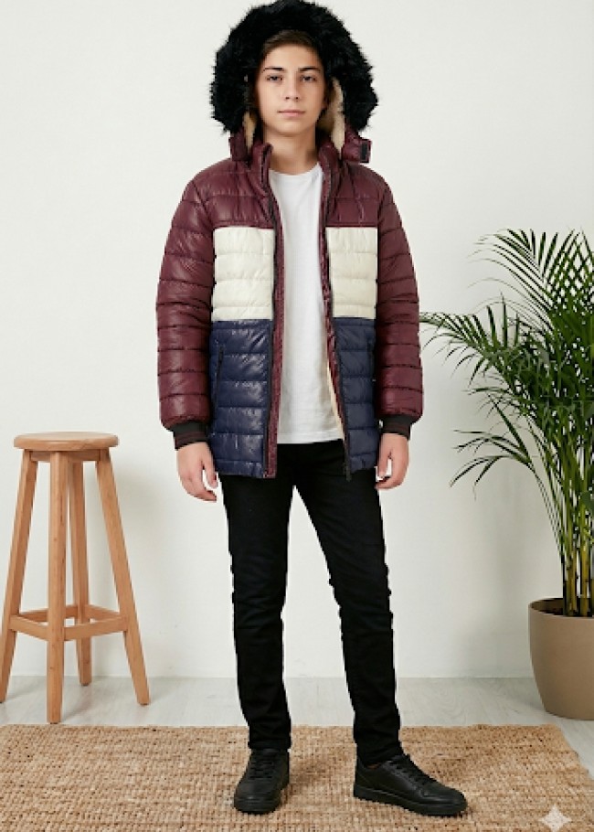 5147 جاكيت ولادي - Bordeaux