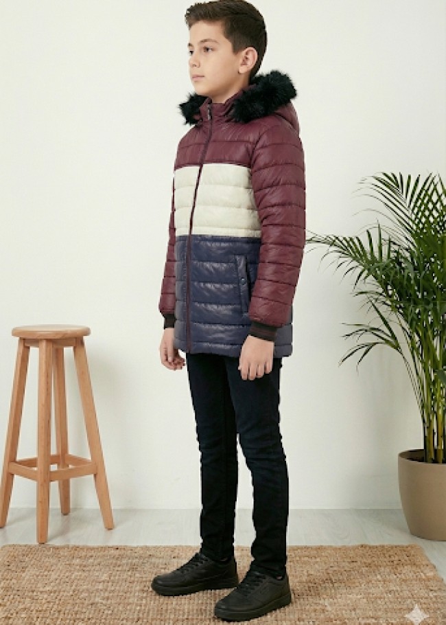 5147 جاكيت ولادي - Bordeaux