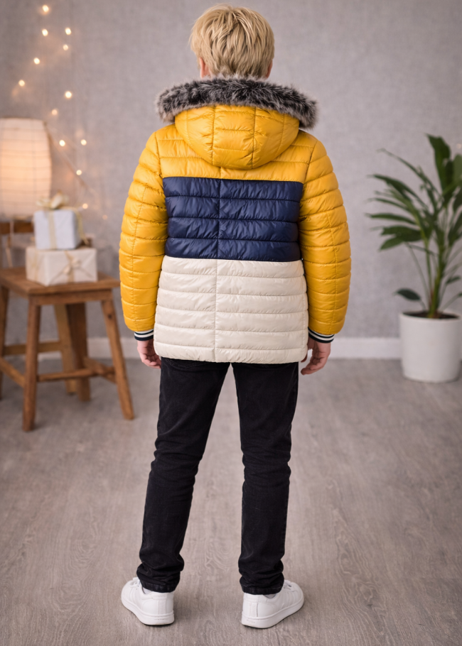 5147 جاكيت ولادي - فضي