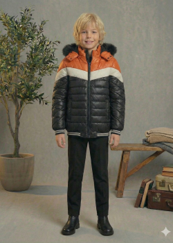 5148 جاكيت صبياني  - اسود