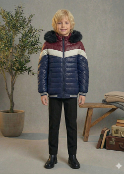 5148 جاكيت صبياني  - كحلي