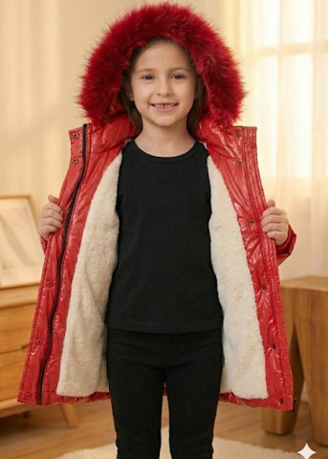 5150 جاكيت نفخ طويل  - red