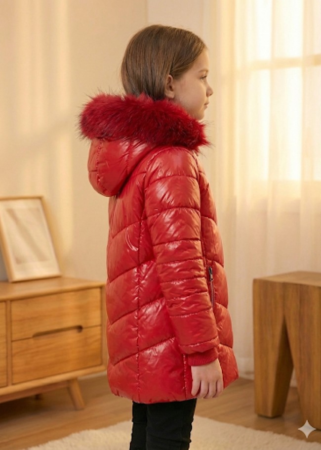 5150 جاكيت نفخ طويل  - red