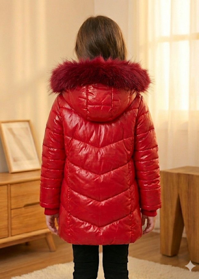 5150 جاكيت نفخ طويل  - red