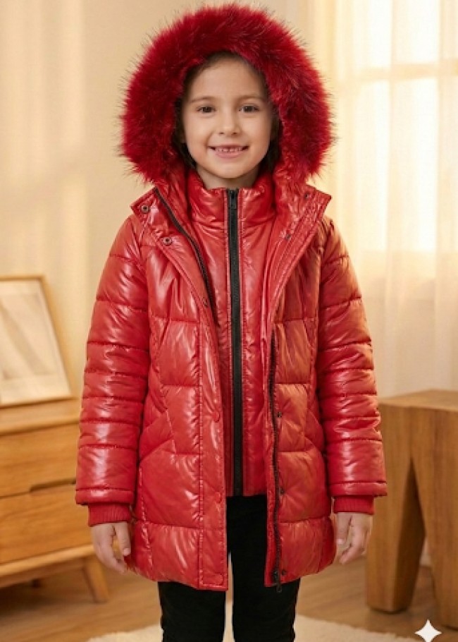 5150 جاكيت نفخ طويل  - red