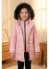 Glossy Girls' Winter Jacket with Full Fur Lining 5150  - pink