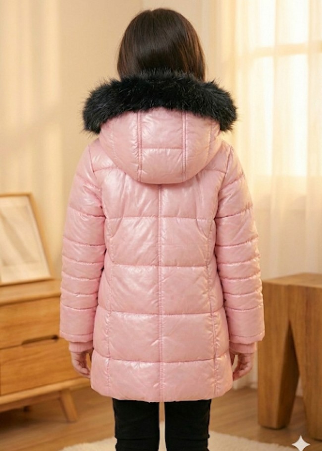 5150 جاكيت نفخ طويل  - pink