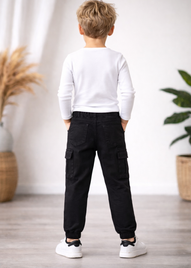 3501 بنطلون جينز مارنز  - اسود