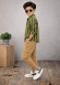 3521 طقم صبياني  - زيتي