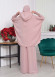 Muslim Hijab Dresses For Women -Standard Size Hooded Veiled Sheet 824 Pembe