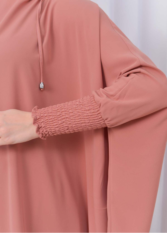 Muslim Hijab Dresses For Women -Standard Size Hooded Veiled Sheet 824 somon