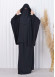 Muslim Hijab Dresses For Women -Standard Size Hooded Veiled Sheet 824 Siyah