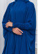 Muslim Hijab Dresses For Women -Standard Size Hooded Veiled Sheet 824 deniz mavisi