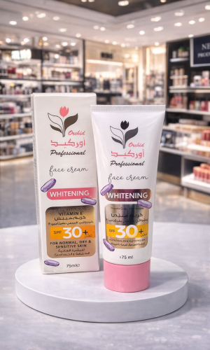 كريم تبييض وواقي شمس أوركيد مع فيتامين E 8050