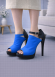 6305 حذاء نسائي عالي - ازرق