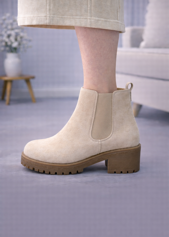 6307 حذاء نسائي شاموا - بيج