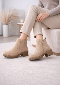 بوط كاحل شامواه بيج بنعل سميك 6307 - شوكو