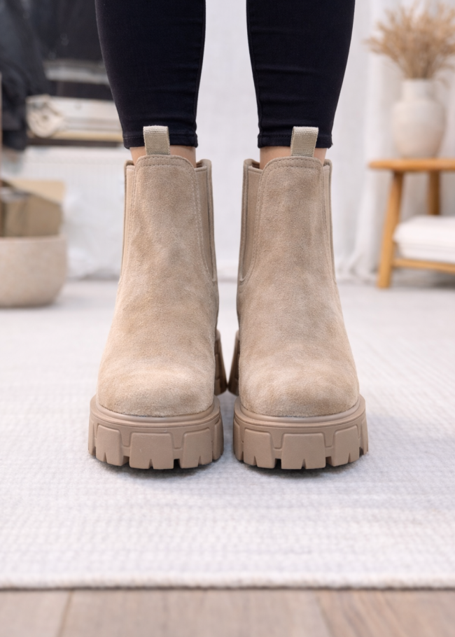 6308 حذاء نسائي شاموا - beige