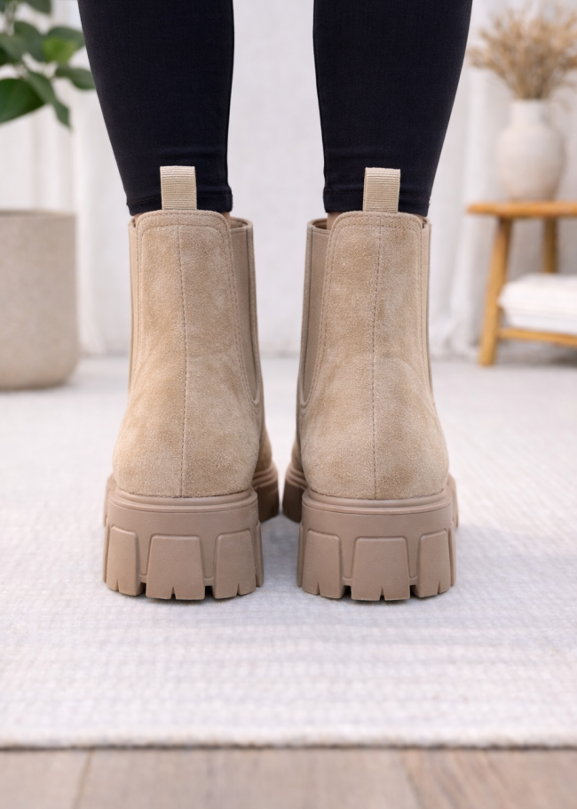 6308 حذاء نسائي شاموا - beige