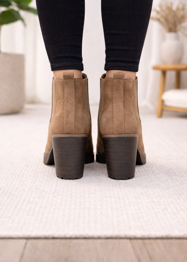 6309 حذاء نسائي شاموا - Mausgrau