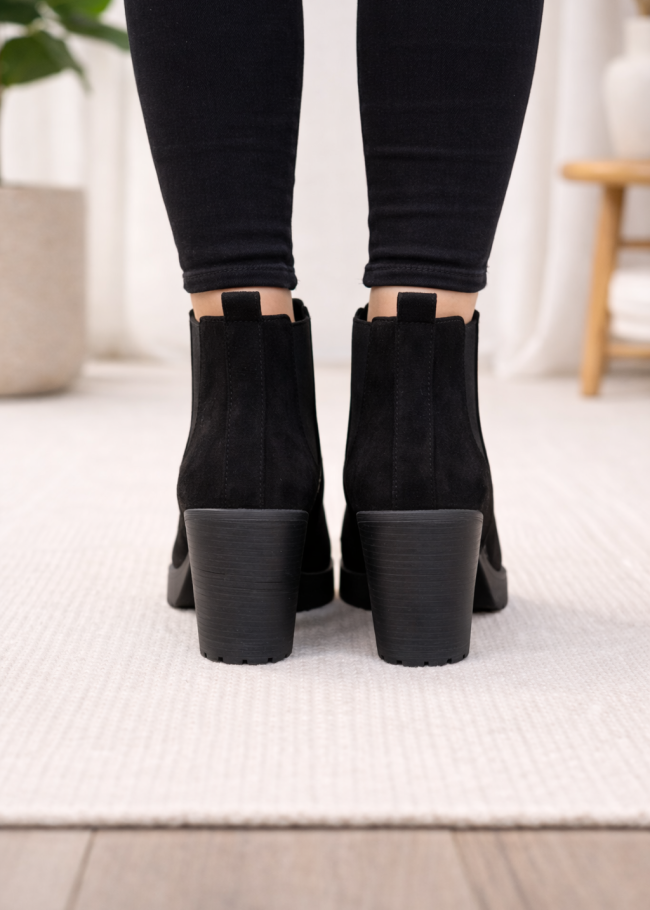 6309 حذاء نسائي شاموا - Schwarz