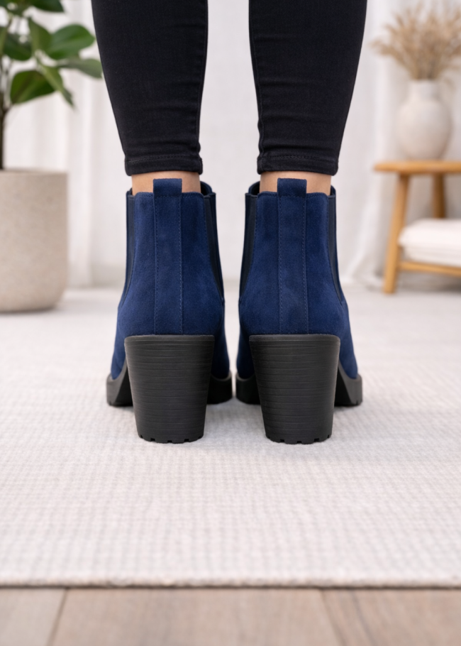 6309 حذاء نسائي شاموا - Dunkelblau